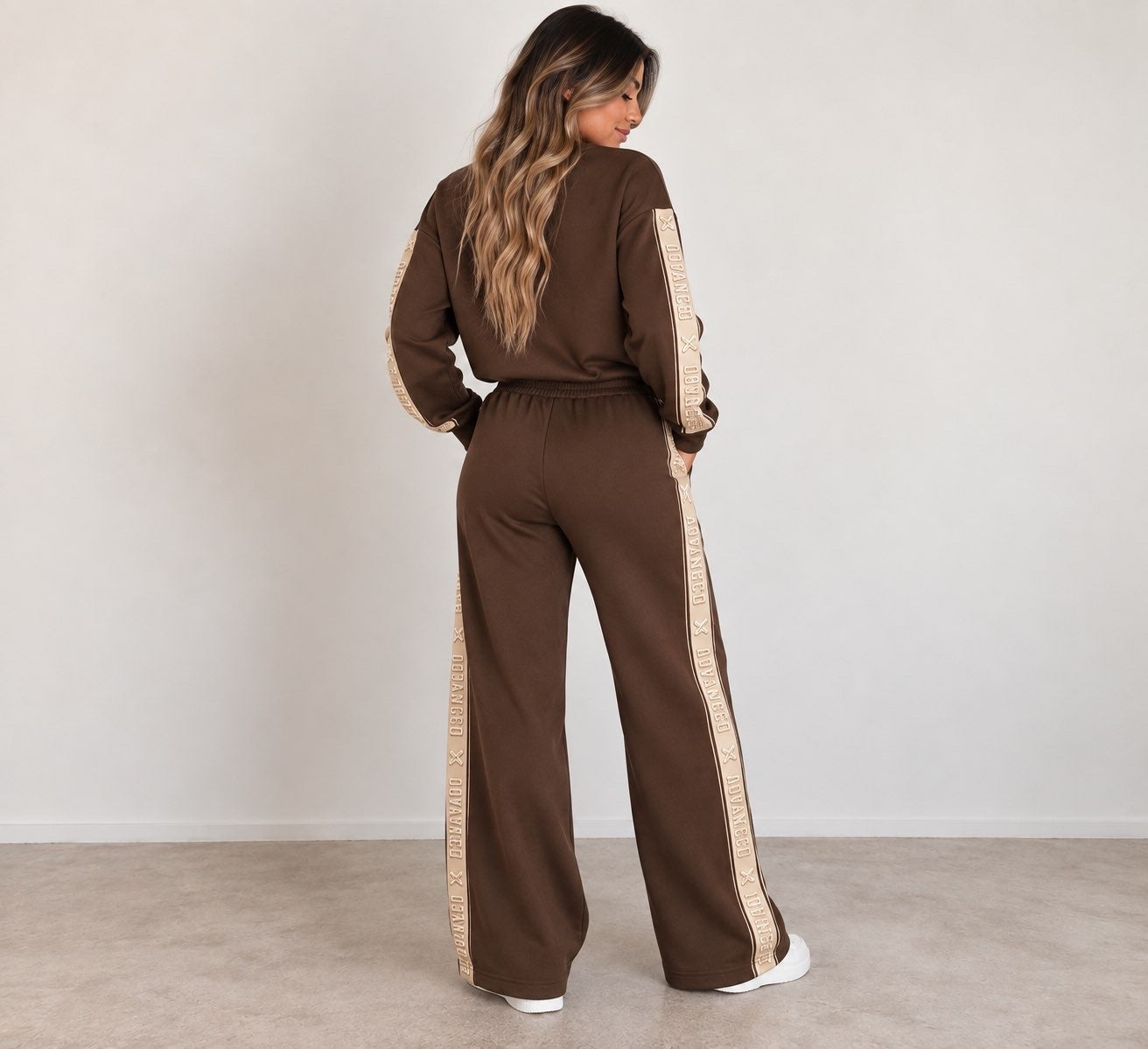Ensemble Jogging Oversize "Advanced" - Sweat & Pantalon Fluide