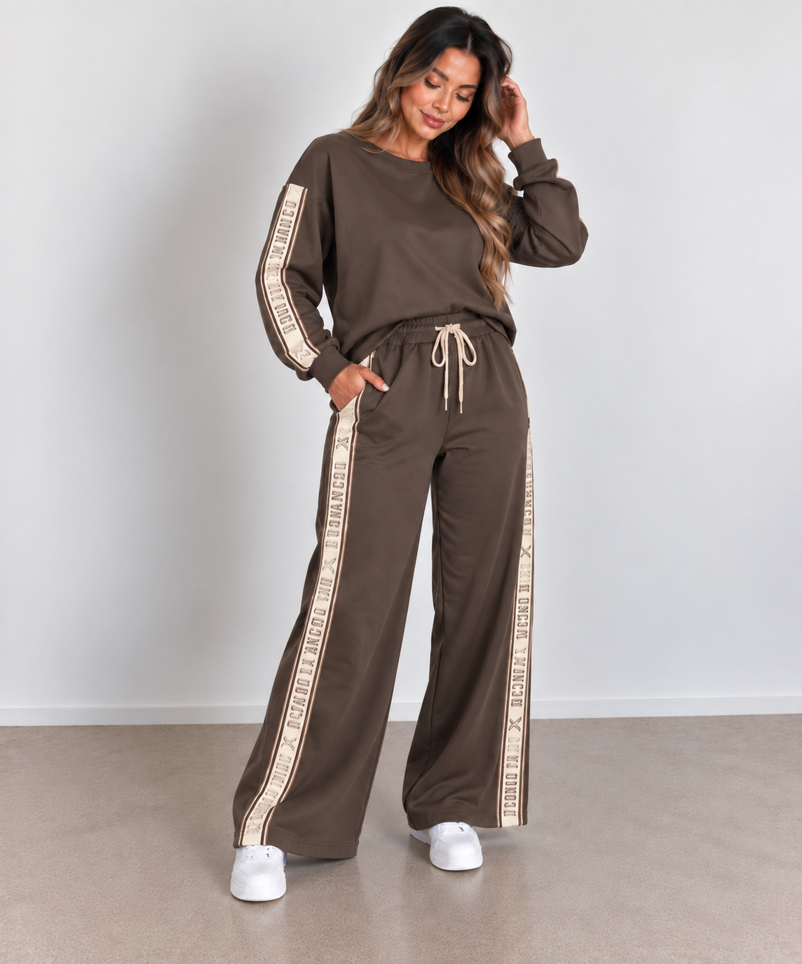 Ensemble Jogging Oversize "Advanced" - Sweat & Pantalon Fluide